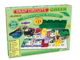 snap circuits green alternative energy electronics exploration kit