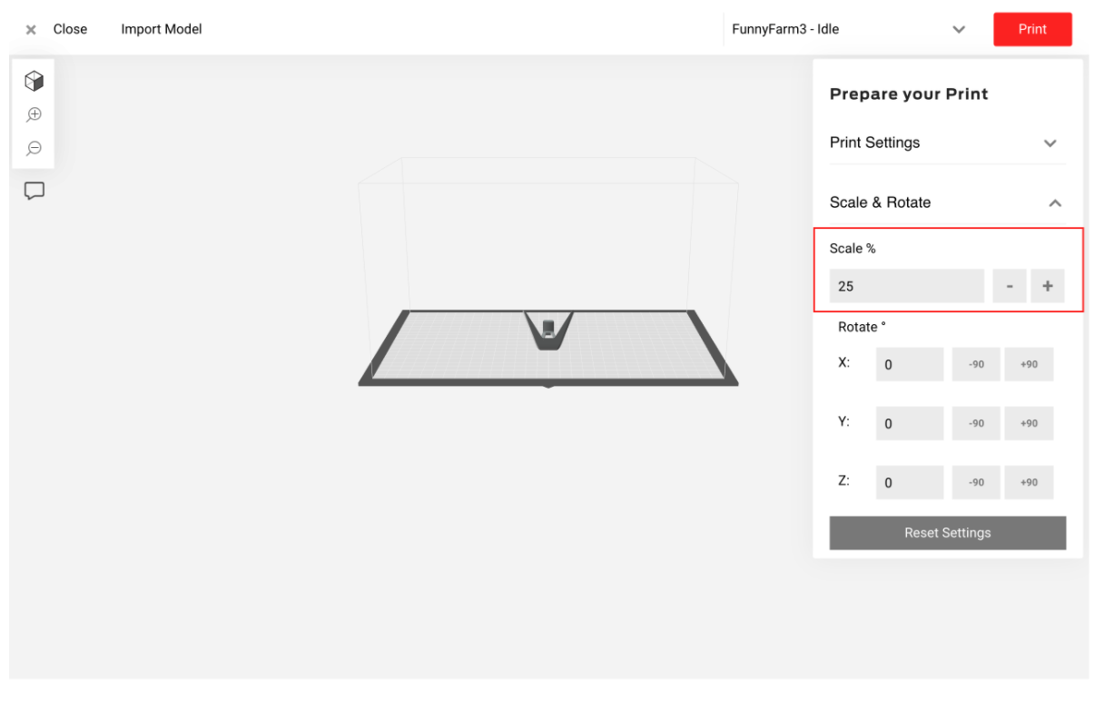 a rendering of the digital makerbot cloud display