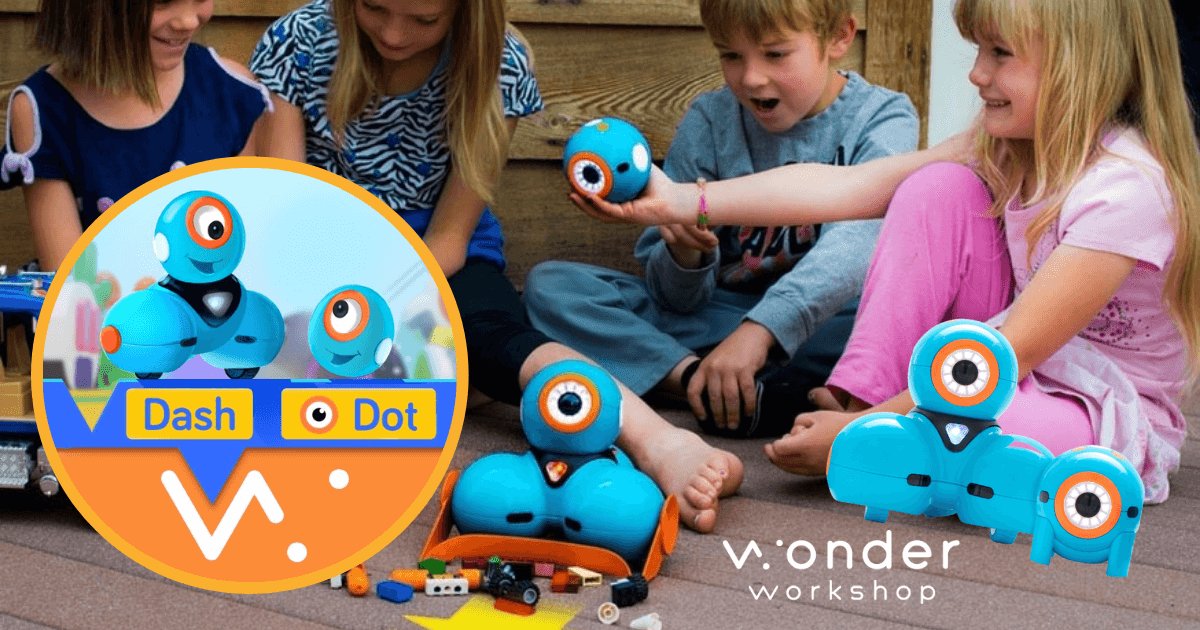 Playing with Programming Using Dash and Dot by Wonder Workshop