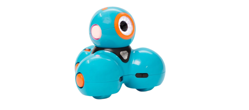 teaching coding in a school stem program with the dash robot