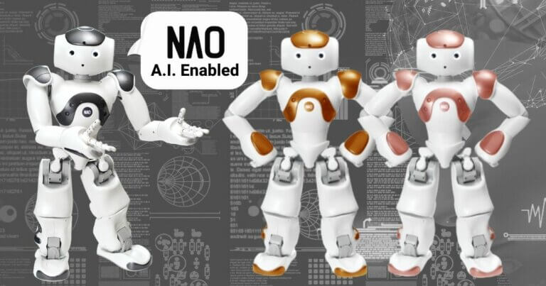 nao robot v6 AI edition from softbank robotics and roboltlab