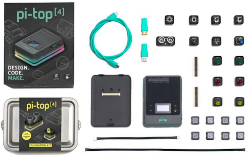 the pi-top electronics superset stem kit