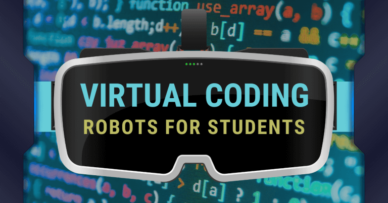 virtual coding robots for students