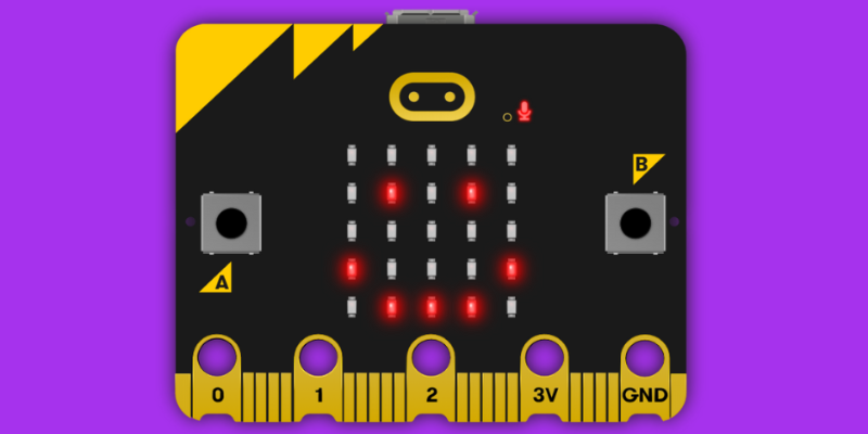 micro:bit closeup